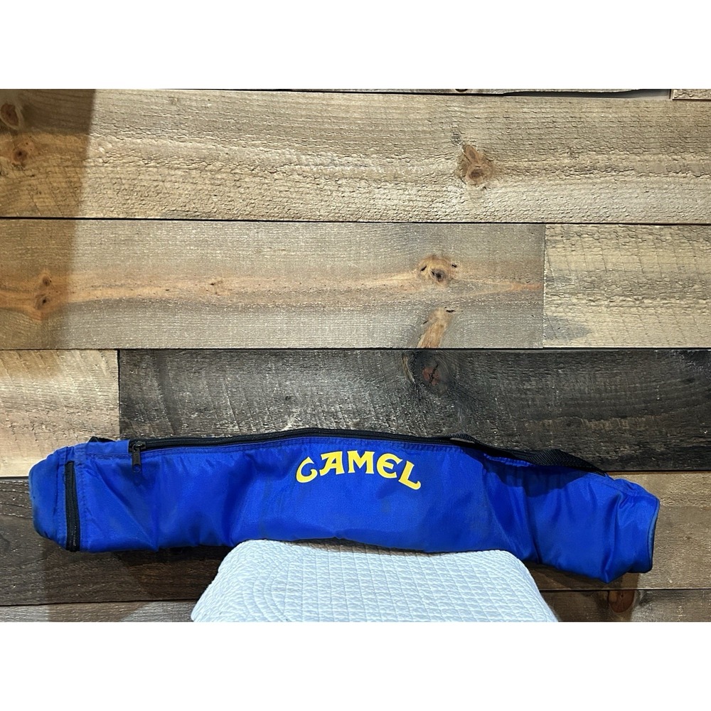 Joe Camel Smooth Character 28" Pool Cue Stick Soft Case Vintage Blue